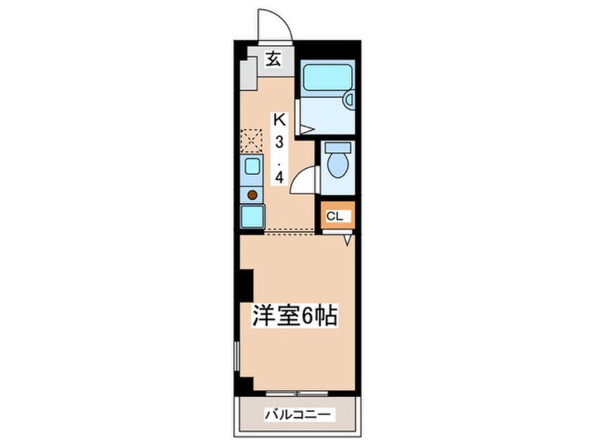 間取図 Ｍ．サンライフガ－デン