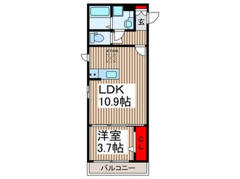 間取図 メゾンドゥラシーヌ