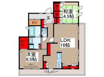 間取図 メゾンドゥラシーヌ