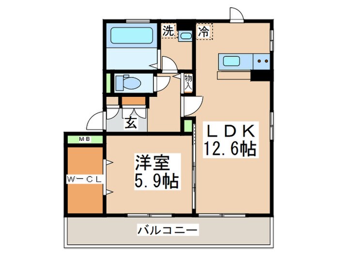 間取り図 クレセリアⅠ