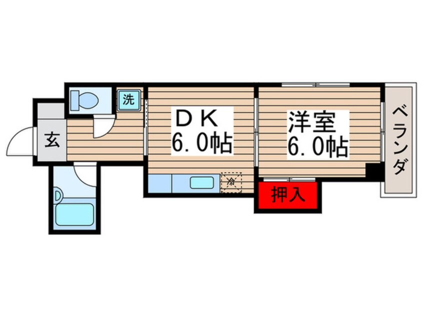 間取図 プルミエール清岡