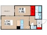 アーバングランデ市川 1LDKの間取り