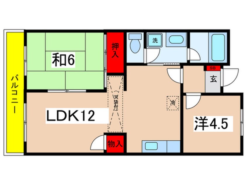 間取図 第２旭マンション