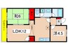 第２旭マンション 2LDKの間取り