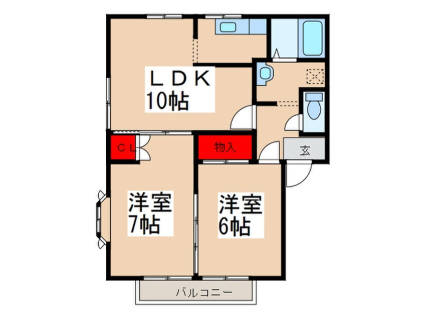 間取図 シュレーヌ