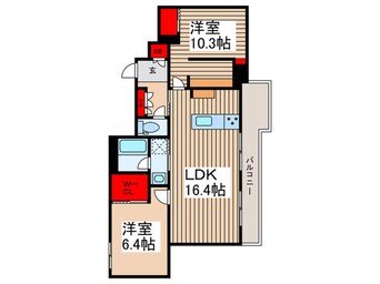 間取図 グランシャレ　クラウン