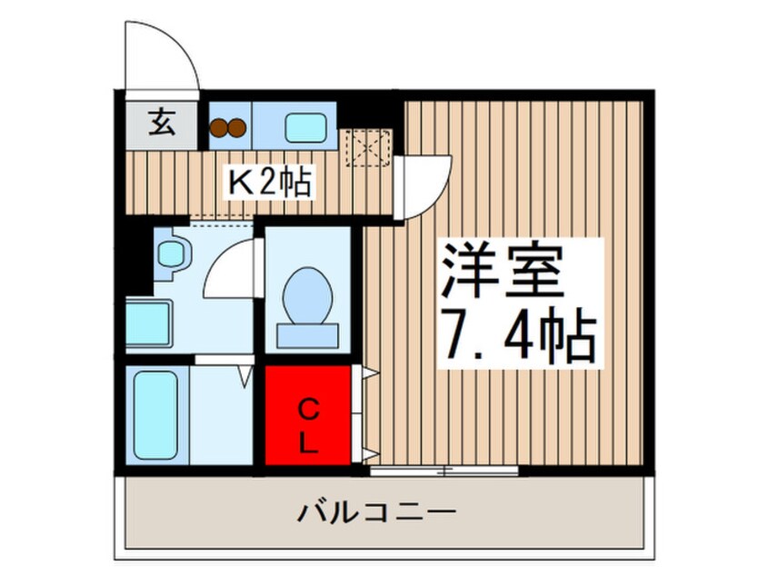 間取図 ｱﾝﾌﾟﾙ-ﾙﾌｪ-ﾙｽﾗﾝ