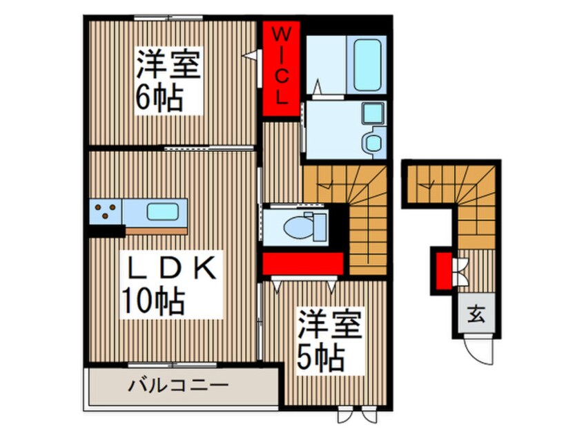 間取図 Ｔ　ｆｏｒｅｓｔ