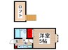 ジョリエ幕張 1Kの間取り