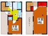 飯塚2丁目貸戸建 2Kの間取り