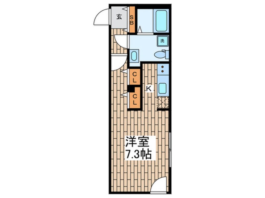 間取図 Ｂｒａｎｓｈｅ　大森Ⅱ