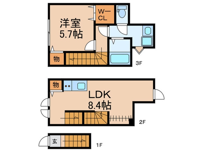 間取り図 コートハウス桜川