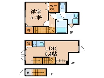 間取図 コートハウス桜川