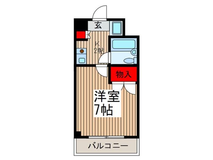 間取り図 グレ－ス蔵前