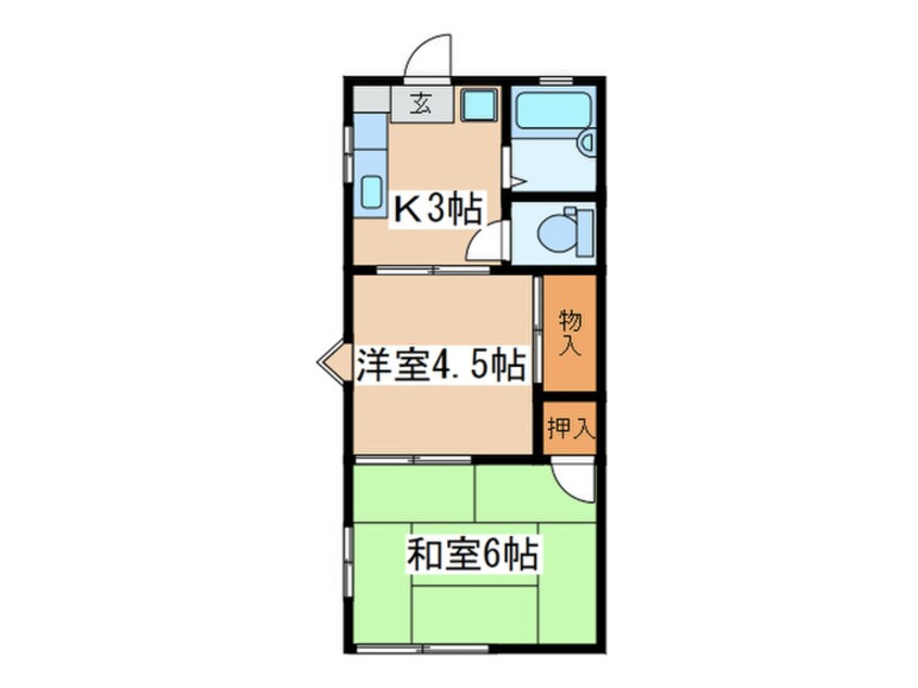 間取図 ルモン渋沢