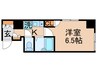 ﾌﾟﾚｰﾙ月島RIVAGE(1104) 1Kの間取り