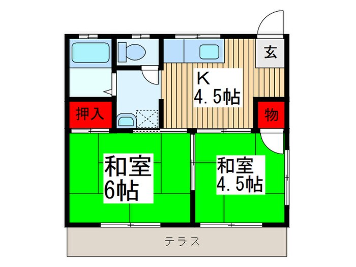 間取り図 ハイツナカムラ