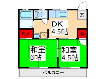 間取図 ハイツナカムラ