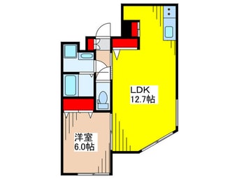 間取図 Fille Flats KAWAGUCHI HONCHO