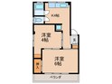 ツルヤマンション（３０２）の間取図