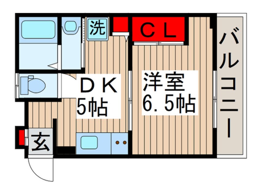 間取図 コ－ポ高橋