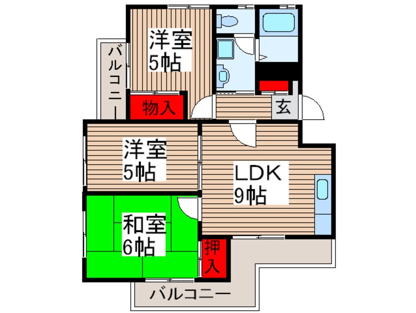 間取図 ドルミールⅡ