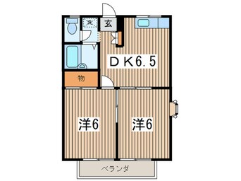 間取図 エステート笹尾