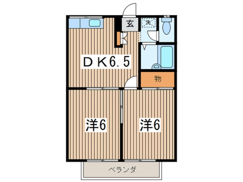 間取図 エステート笹尾