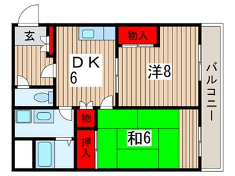 間取図 メゾンド 鴇田