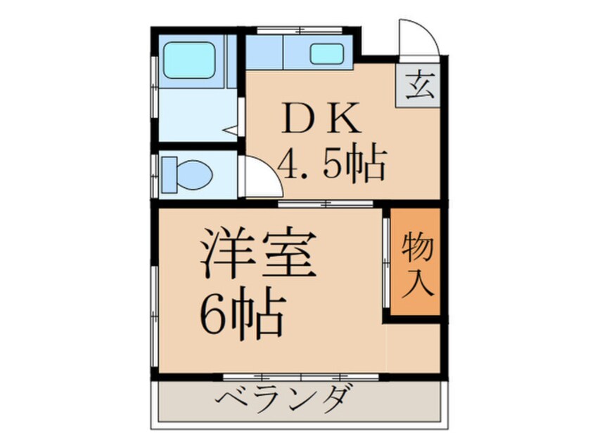 間取図 たつた荘