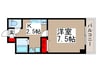 ドミ－ル秋津 1Kの間取り