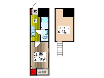 間取図 コンパ－メントハウス川口元郷