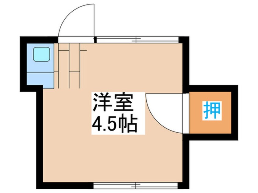 間取図 鶴岡荘