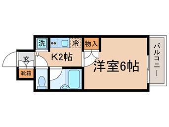 間取図 スカイコート品川大崎(504)