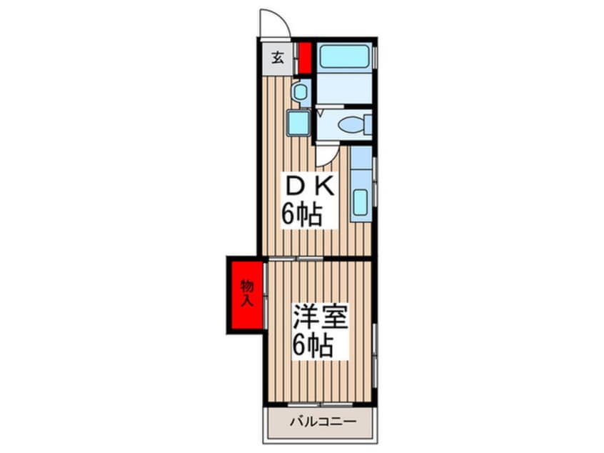 間取図 武蔵屋弐番館