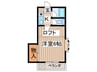 レオパレス南野 1Kの間取り