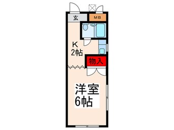 間取図 コ－ポ竹島