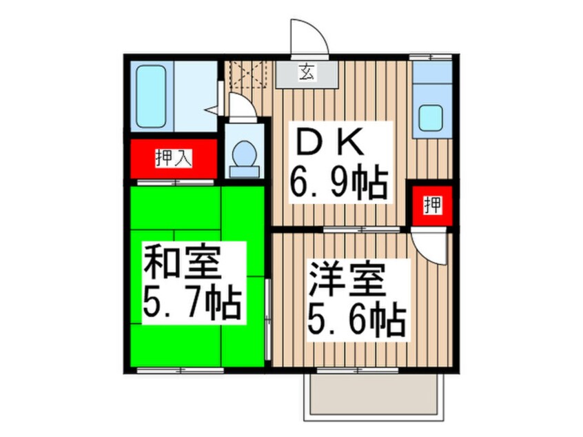 間取図 富士見ハイツ