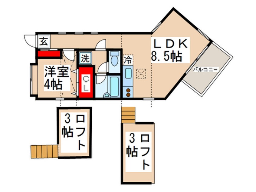 間取図 ノ・イ・エ国立