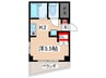 エムハイツ 1Rの間取り