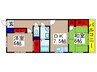 中臺ビル 2DKの間取り
