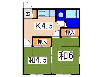 間取図 第2鈴木荘