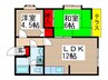 ヴィラコ－ト君塚 2LDKの間取り