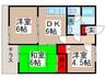 ヴィラコ－ト君塚 3DKの間取り