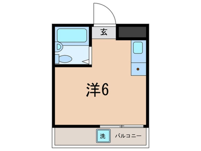 間取図 フラッツ上馬