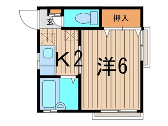 間取図 第Ⅱコ－ポ船木