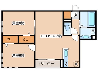 間取図 ＣＡＳＡ　ＦＬＯＲＥＳＴＡ