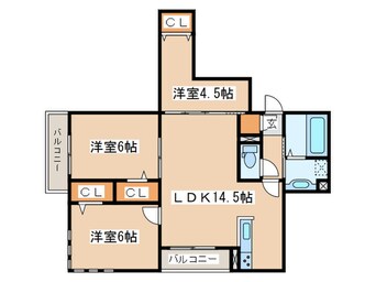 間取図 ＣＡＳＡ　ＦＬＯＲＥＳＴＡ