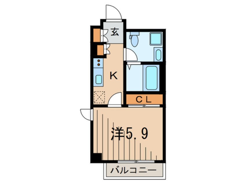 間取図 ステラコート洗足