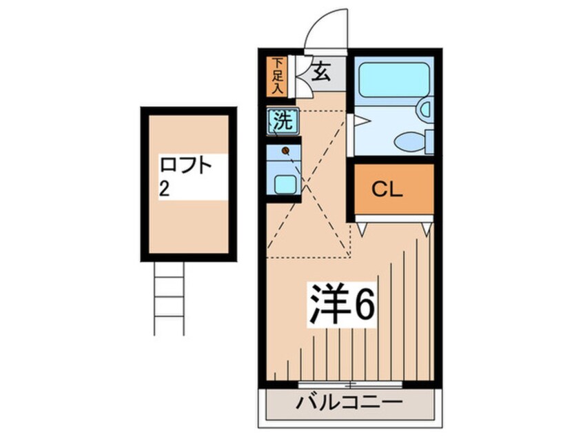 間取図 コンフォート中田